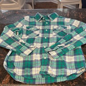 J Crew Crewcuts Everyday Plaid Shirt.